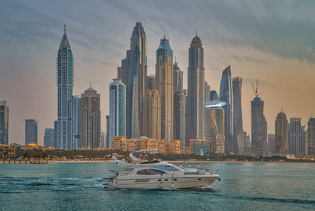 Dubai Skyscrapers and Luxury